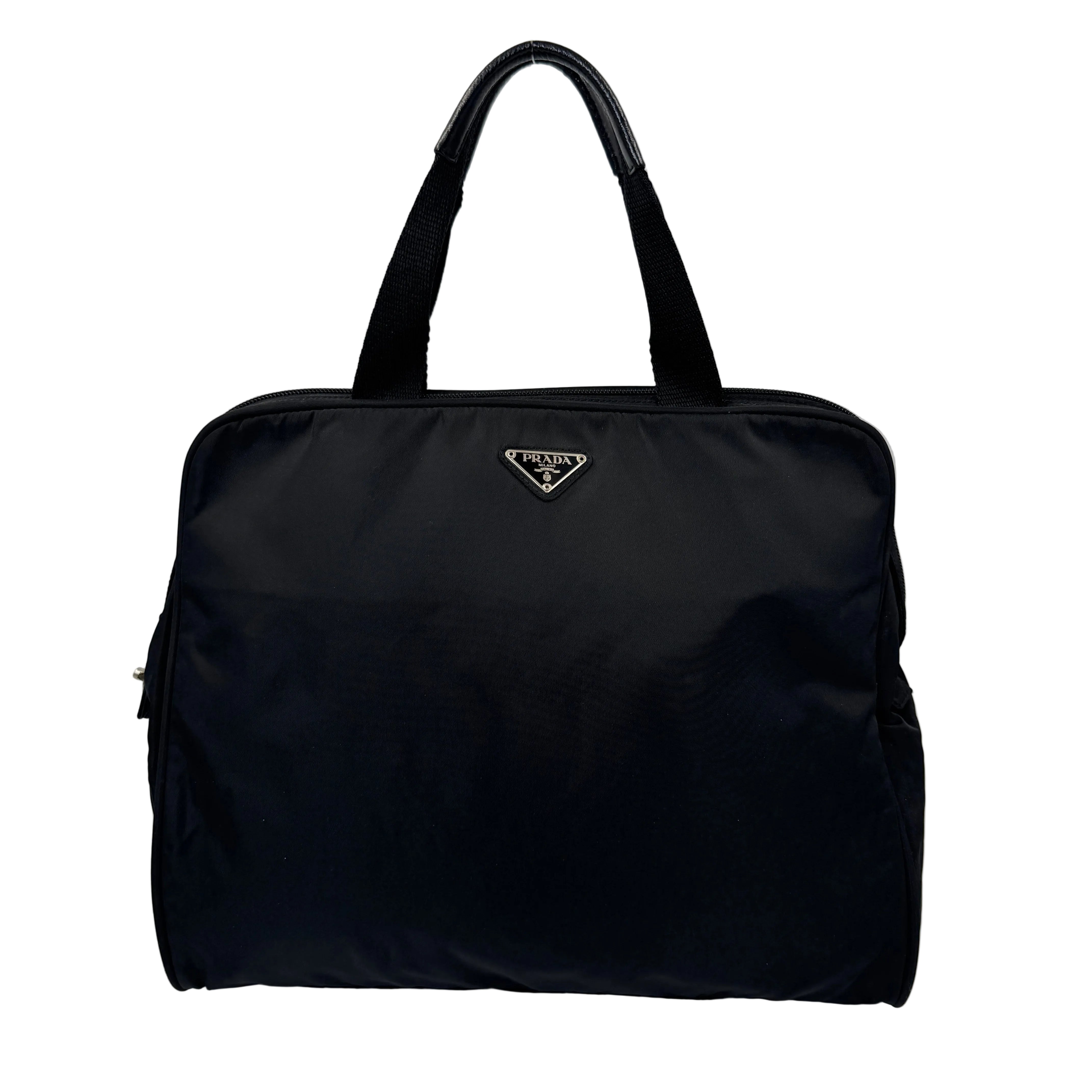 Prada Nylon Laptop Bag Black 1