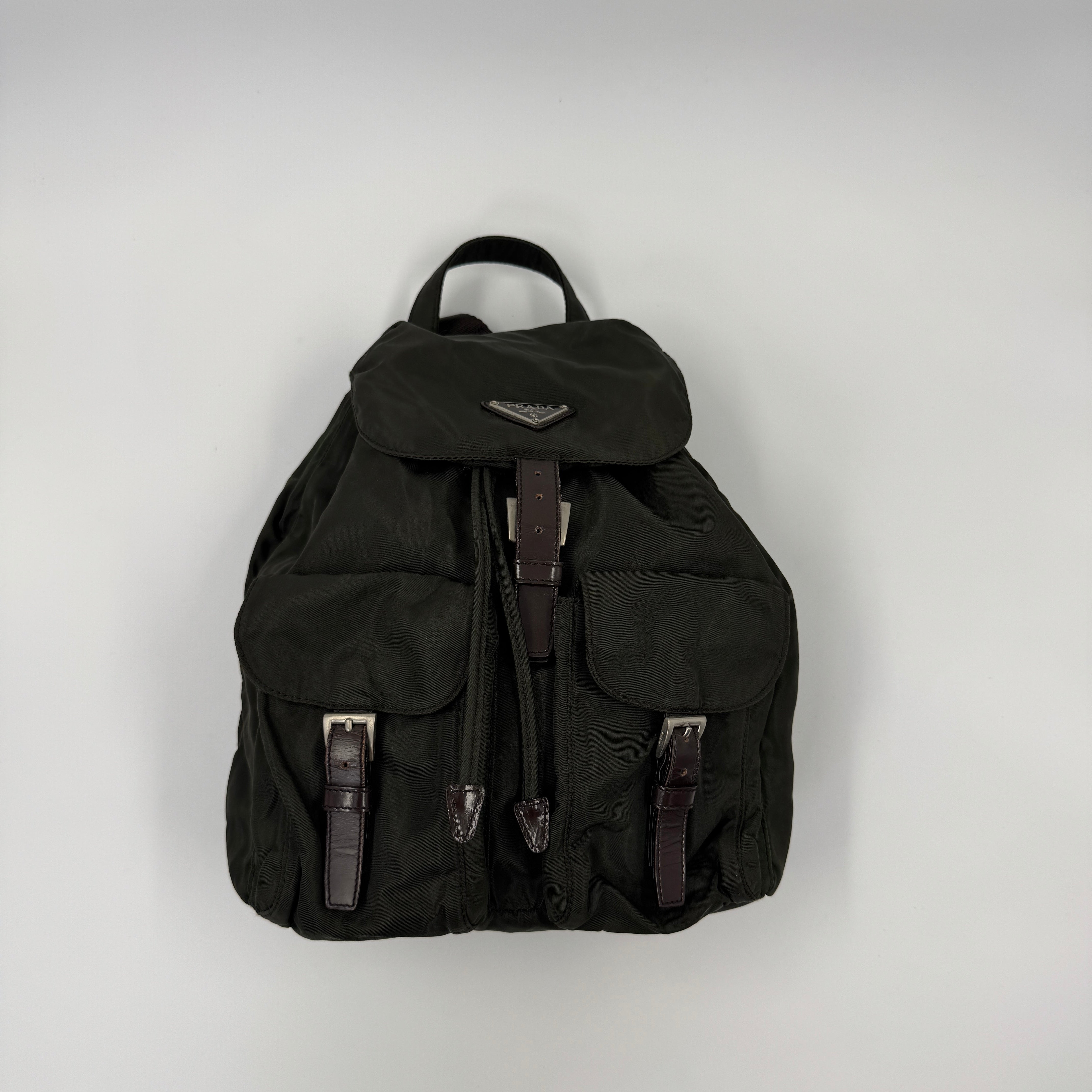 Prada Nylon Backpack Green 16