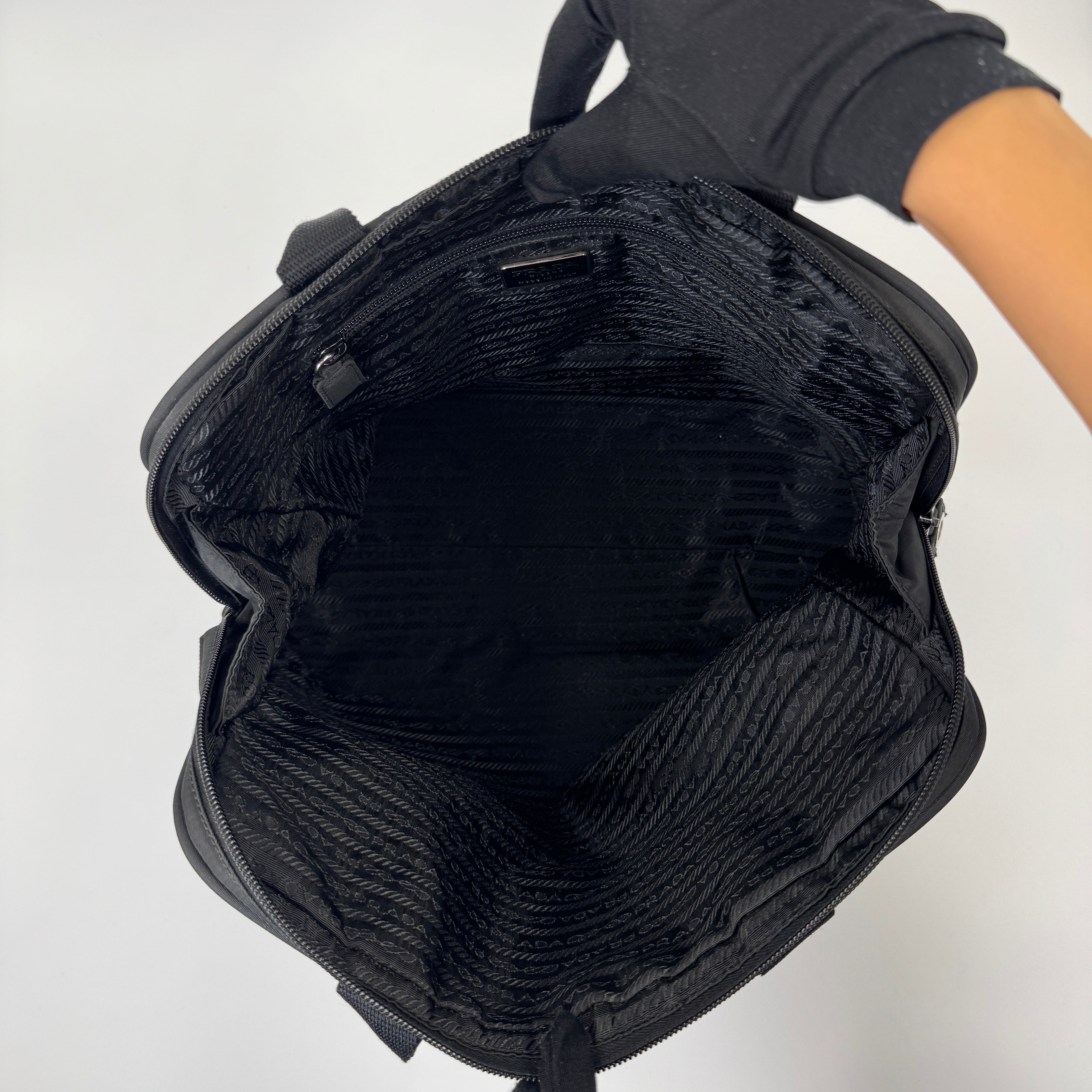 Prada Nylon Laptop Bag Black 13