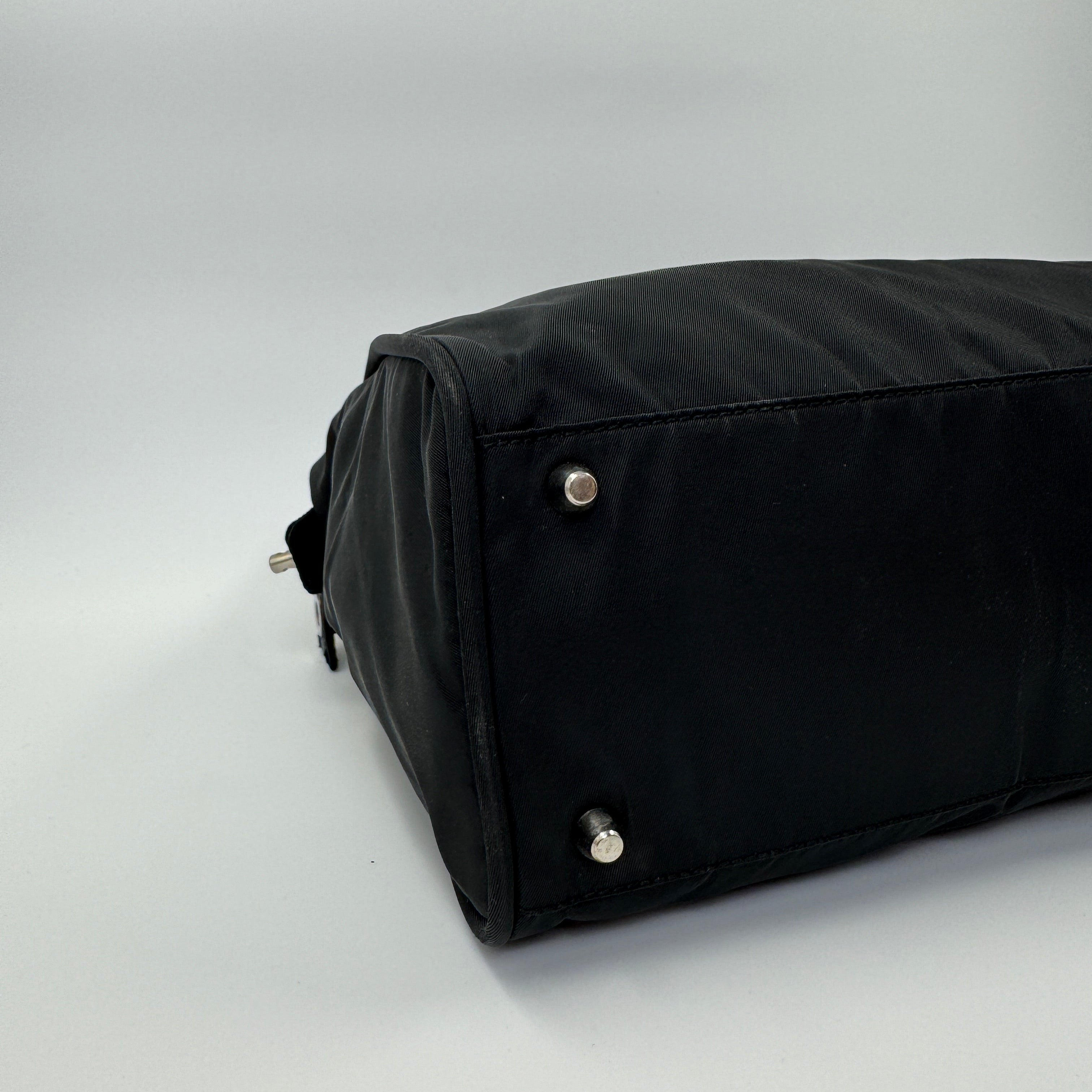 Prada Nylon Laptop Bag Black 10