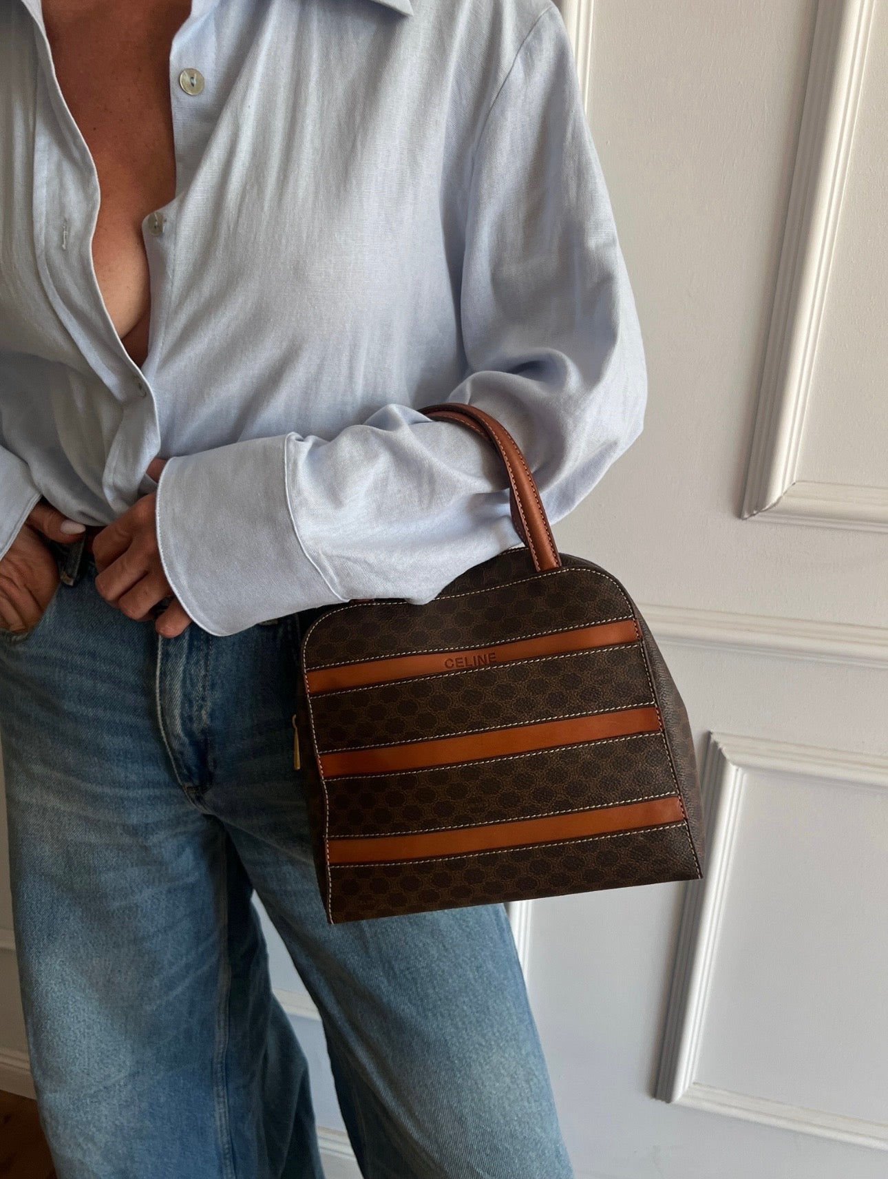 Céline Hand Bag 3 Strips