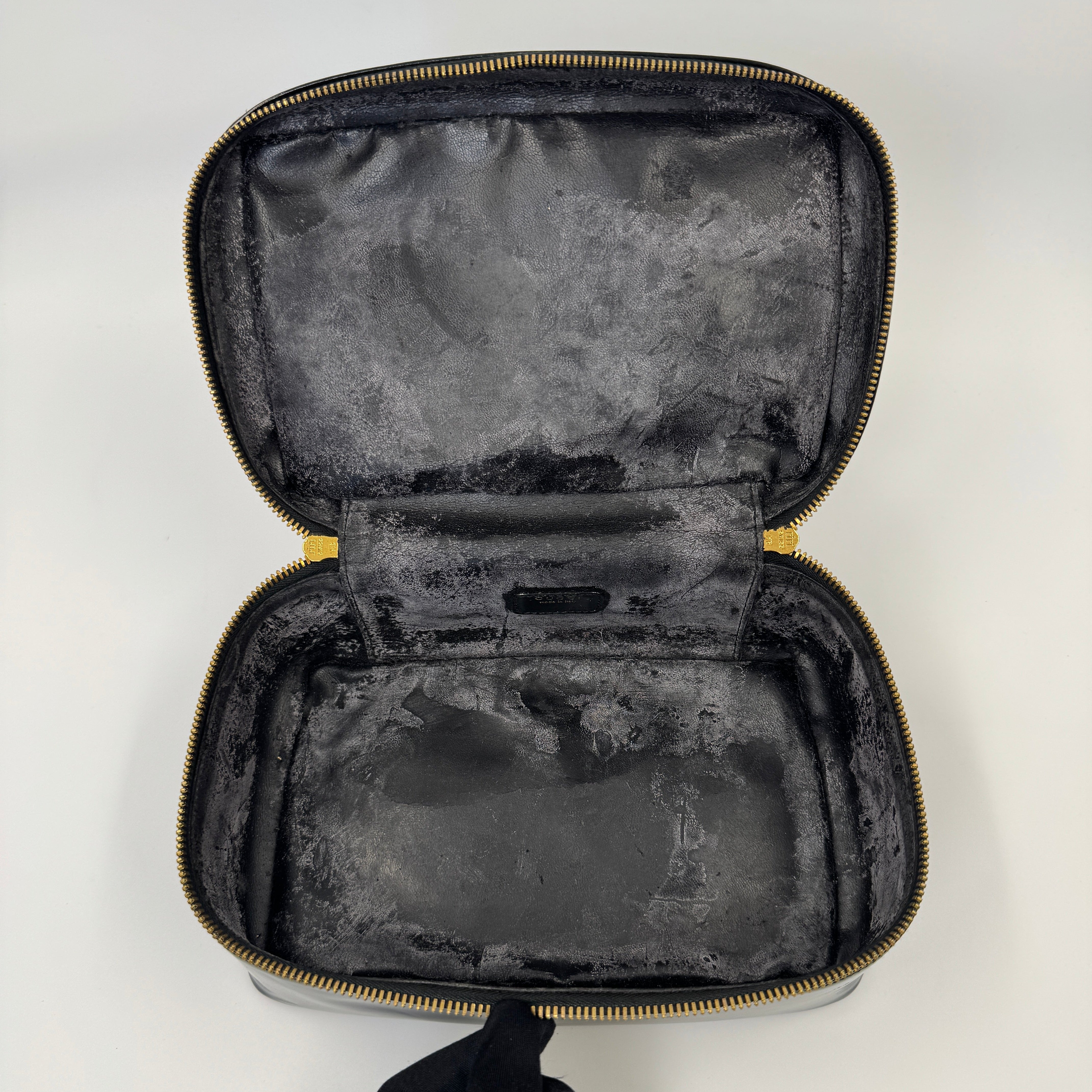 Gucci Bamboo Makeup Bag Black